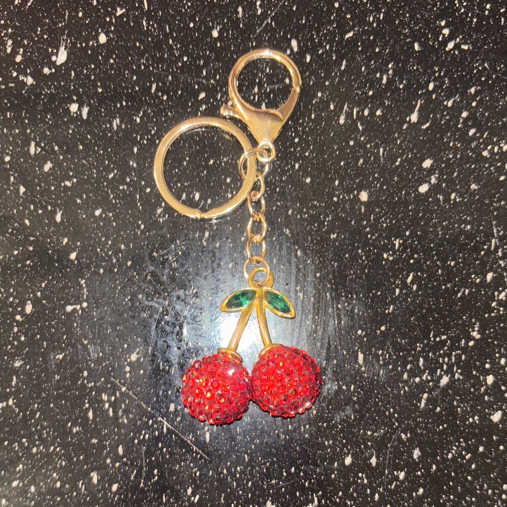 Cherry Keychain or Bag Charm - NWOT